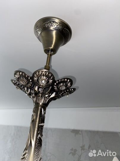 Люстра кованная