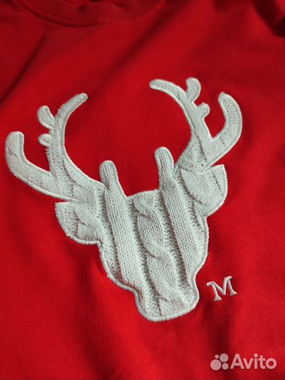 Свитшот новогодний детский унисекс на 10-12 лет