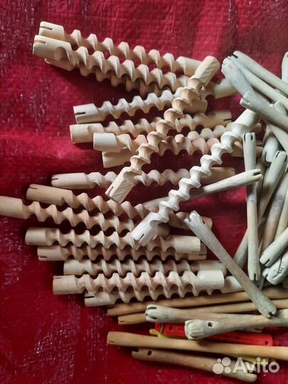 Бигуди деревянные, дерево