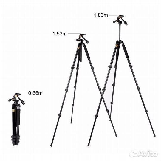 Штатив qzsd Q620 с 3D-головой