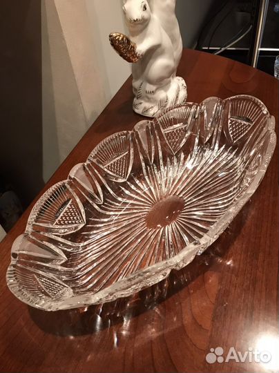 Хрустальная ваза времен СССР