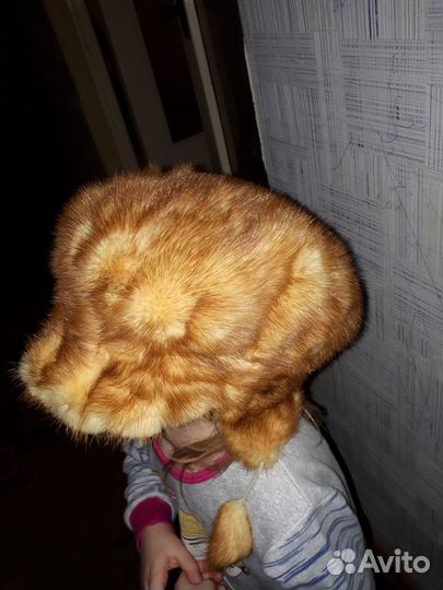 Шапка норковая женская