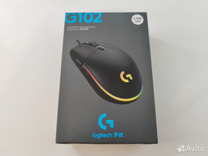 Мышь Logitech g102 lightsync