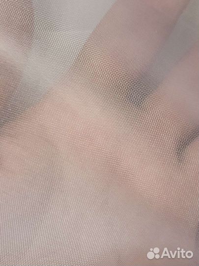 Тюль вуаль белая на ленте