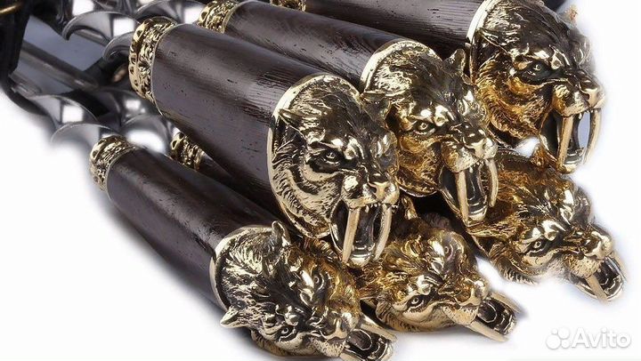 Набор подарочный шампура тигр