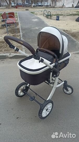 Коляска luxmom 3 в 1 бу