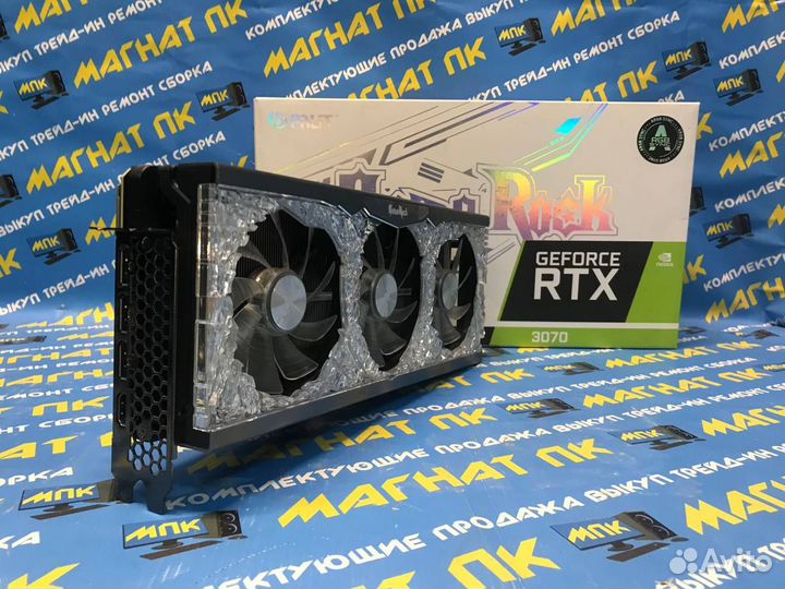 Видеокарта Palit GameRock RTX3070 8GB