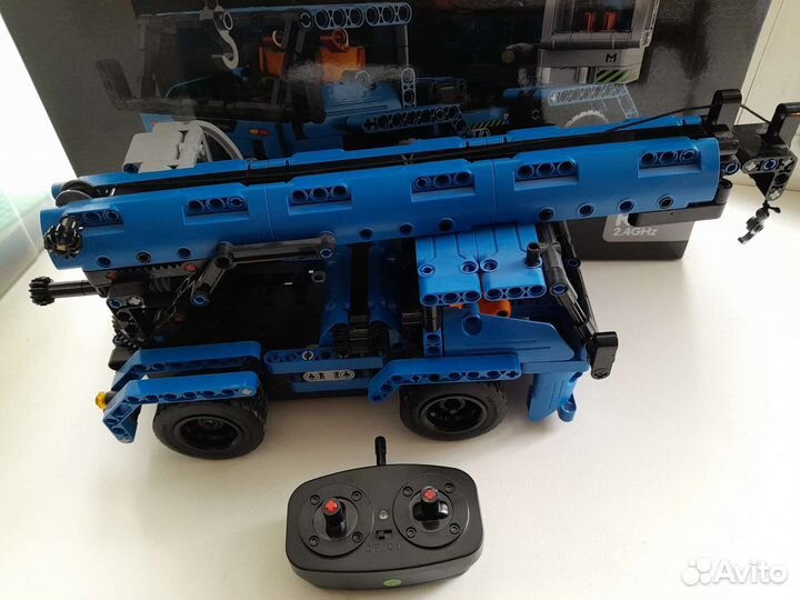 Конструктор Подъемный кран 2 в 1 с пультом ду