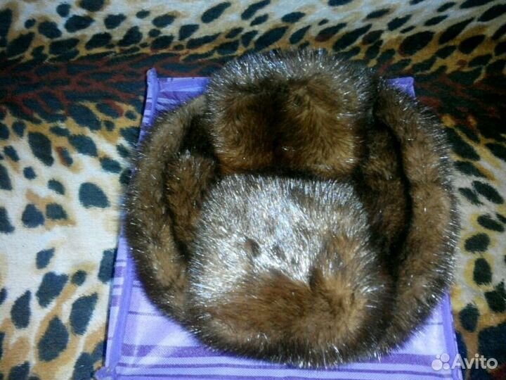 Шапка норковая формовка новая