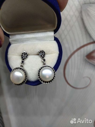Серьги серебро СССР