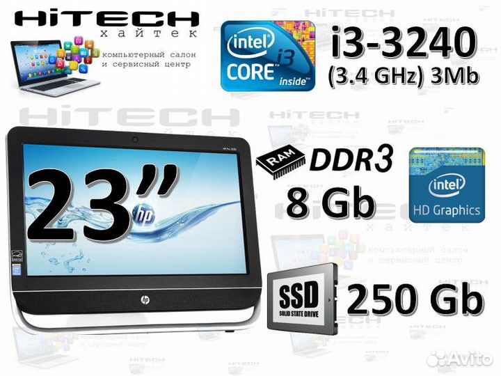 Моноблок HP 23-b201e 23