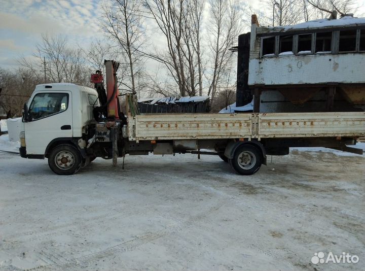 Бортовой грузовик Mitsubishi Fuso Canter с КМУ Palfinger, 2012