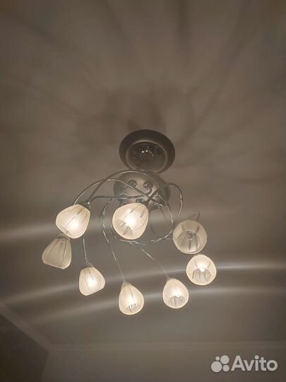 Люстра потолочная бу