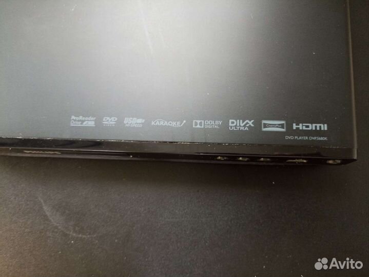 Dvd-плеер Philips DVP3680K с Караоке и USB