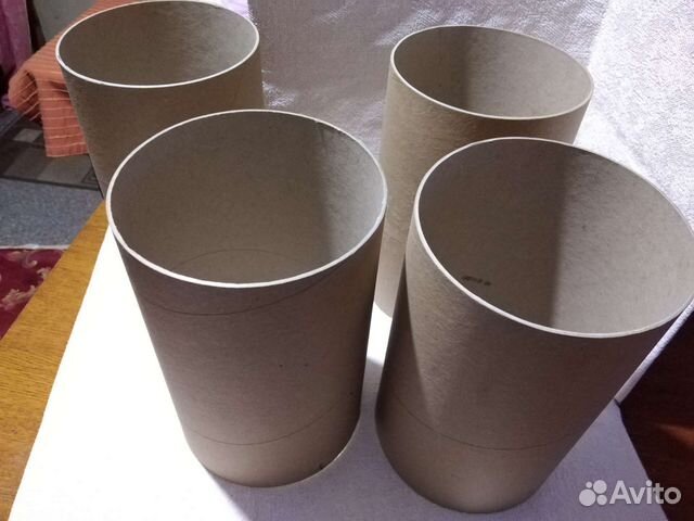 Цилиндры, втулки картонные для рукоделия