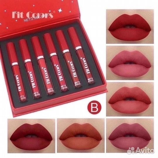 Набор матовых помад