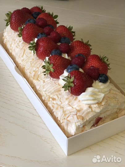 Меренговый рулет