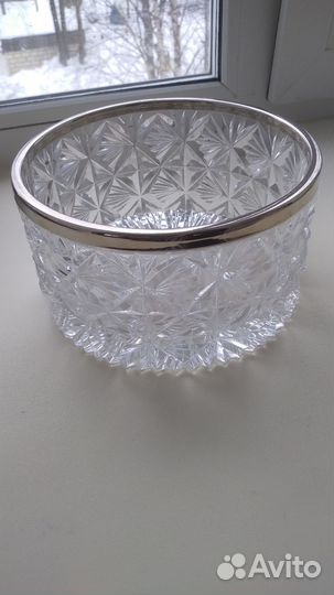 Хрусталь /винтаж/ СССР блюдо-салатник