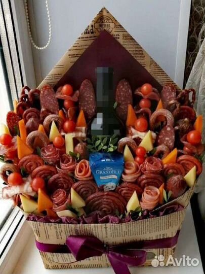 Мужские букеты съедобные