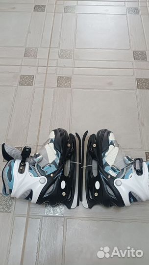 Коньки детские раздвижные 35-38