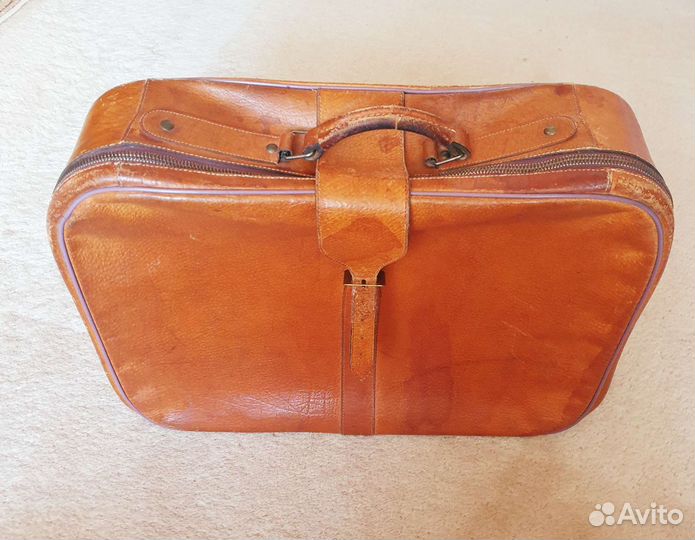 Кожаный чемодан СССР