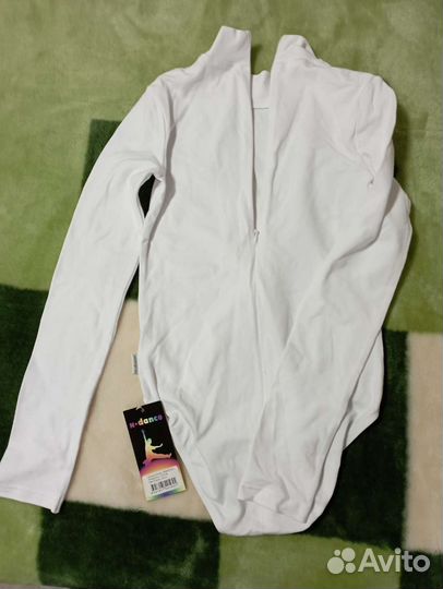 Купальник гимнастический белый для мальчика