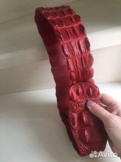 Пояс,ремень из кожи крокодила