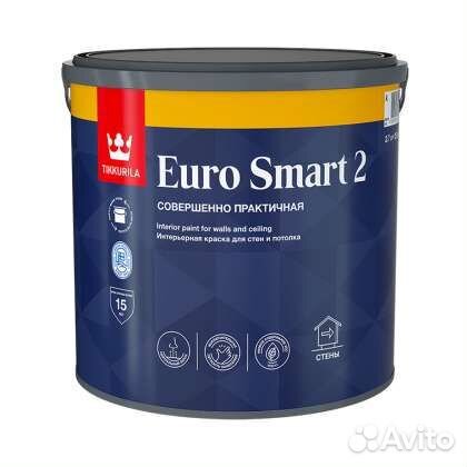 Краска Tikkurila euro SMART 2 интерьерная