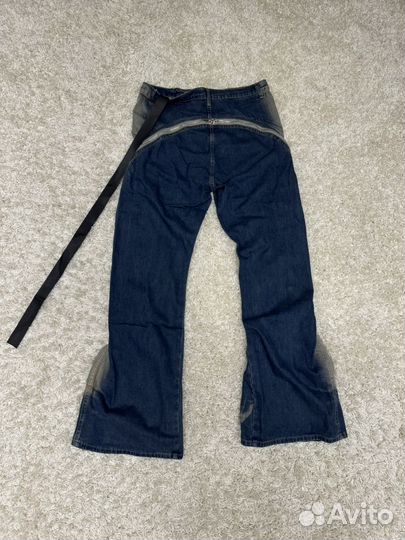 Rick Owens Bolan Banana Cut type zip jeans