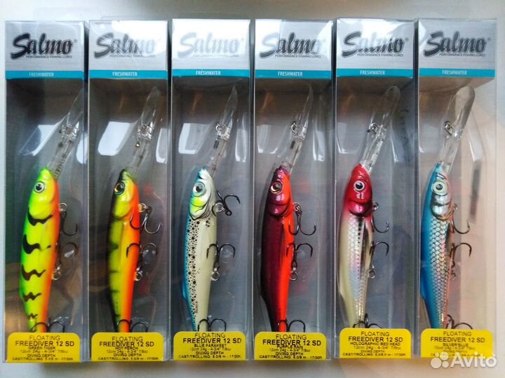 Воблеры Salmo Freediver 12SDR, Thrill 7S