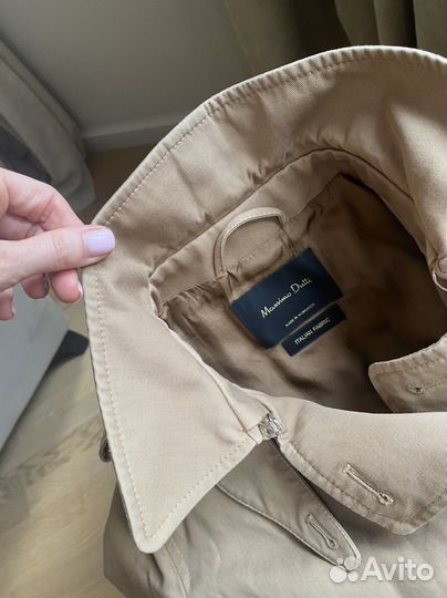 Massimo dutti тренч