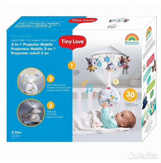 Мобиль на кроватку с проектором