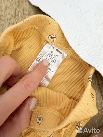 Лосины детские и майка 12-18мес