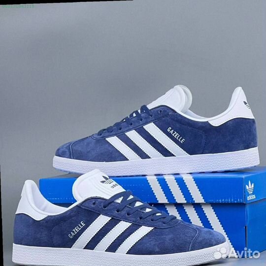 Кроссовки Adidas Gazelle Blue (Арт.97943)