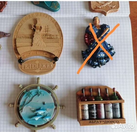 Магниты разные, Металлические, города