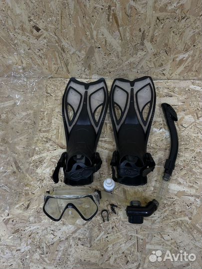 Маска трубка ласты