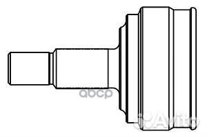 Шрус daewoo matiz 0.8 98- нар. -ABS 812028 GSP