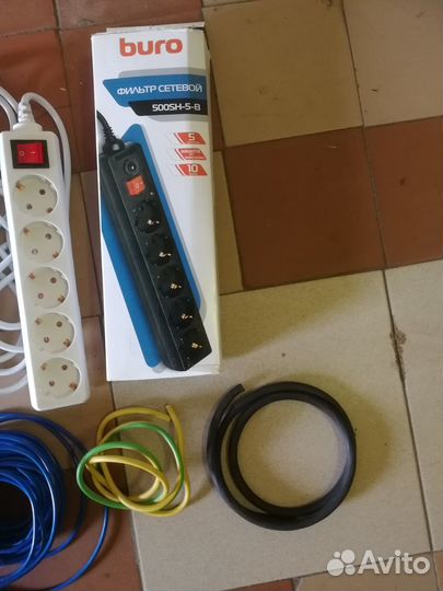 Сетевой фильтр, удлинитель, провода