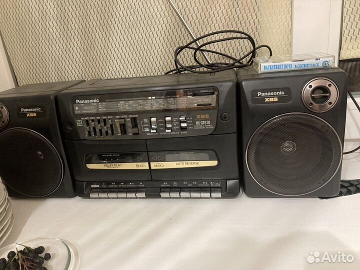 Кассетный магнитофон Panasonic XBS RX-GT870