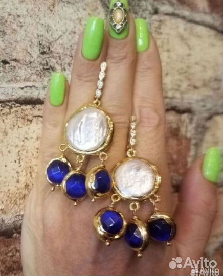 Дизайнерские серьги