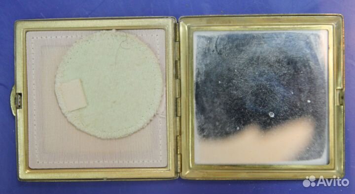 Пудреница СССР Латунь Ленинград