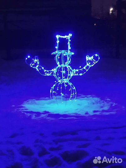 Новогодний снеговик