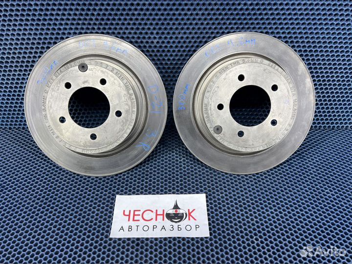 Диски тормозные задние Dodge Caliber PM 300мм