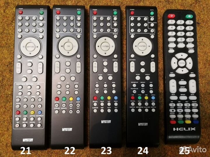 Пульт ду для тв Mystery Helix CX-507