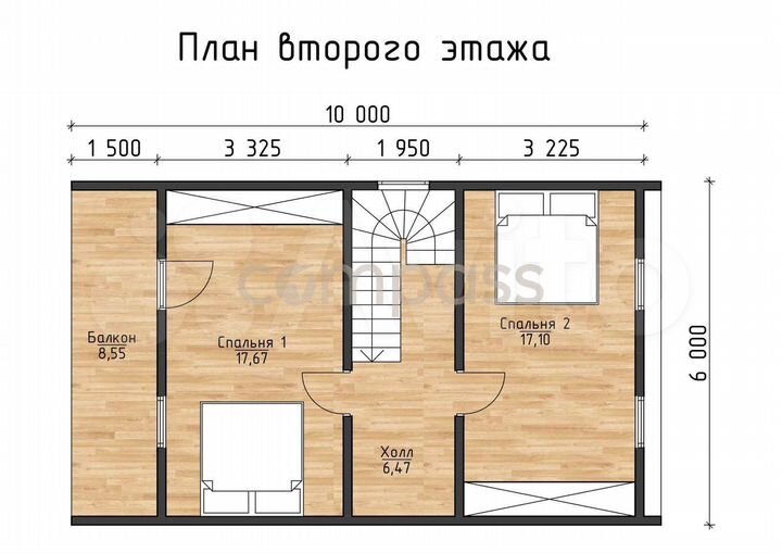 Дом 113,6 м² на участке 9,2 сот.