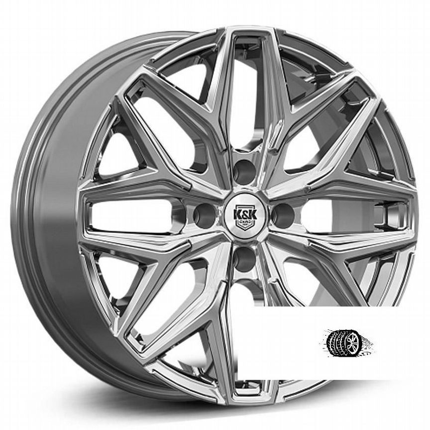 Литые диски K&K 7×R17 4×108