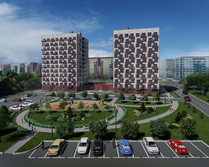 2-к. квартира, 62,9 м², 10/12 эт.