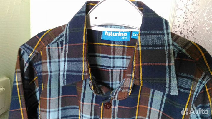 Рубашка новая рост 140 Futurino Boys на 9 лет