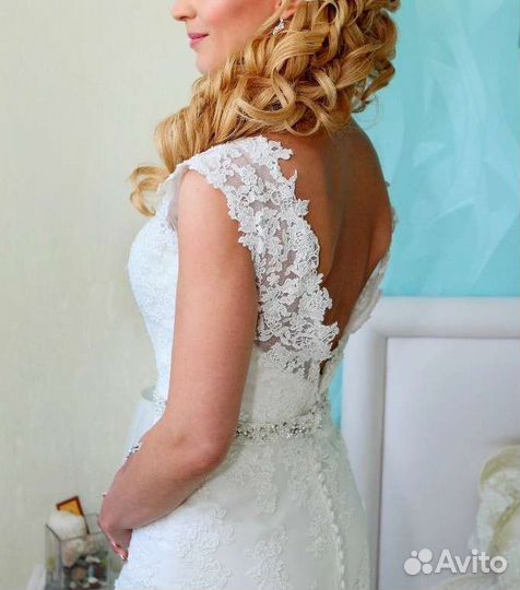 Свадебное платье со шлейфом королевское