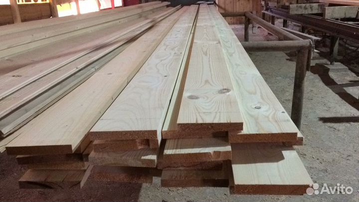 Доска строганная, шпунтованная